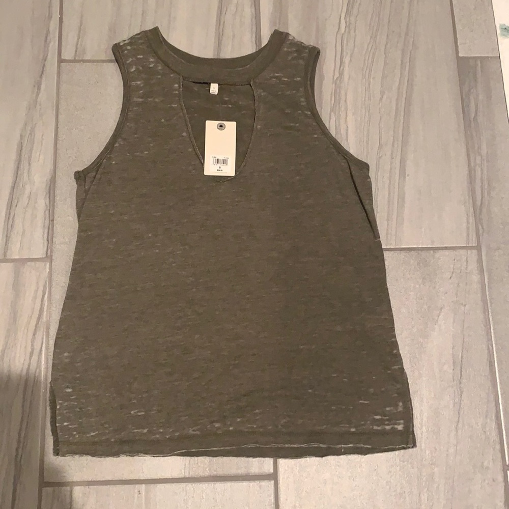Lucky Brand NWTcotton keyhole sleeveless top small